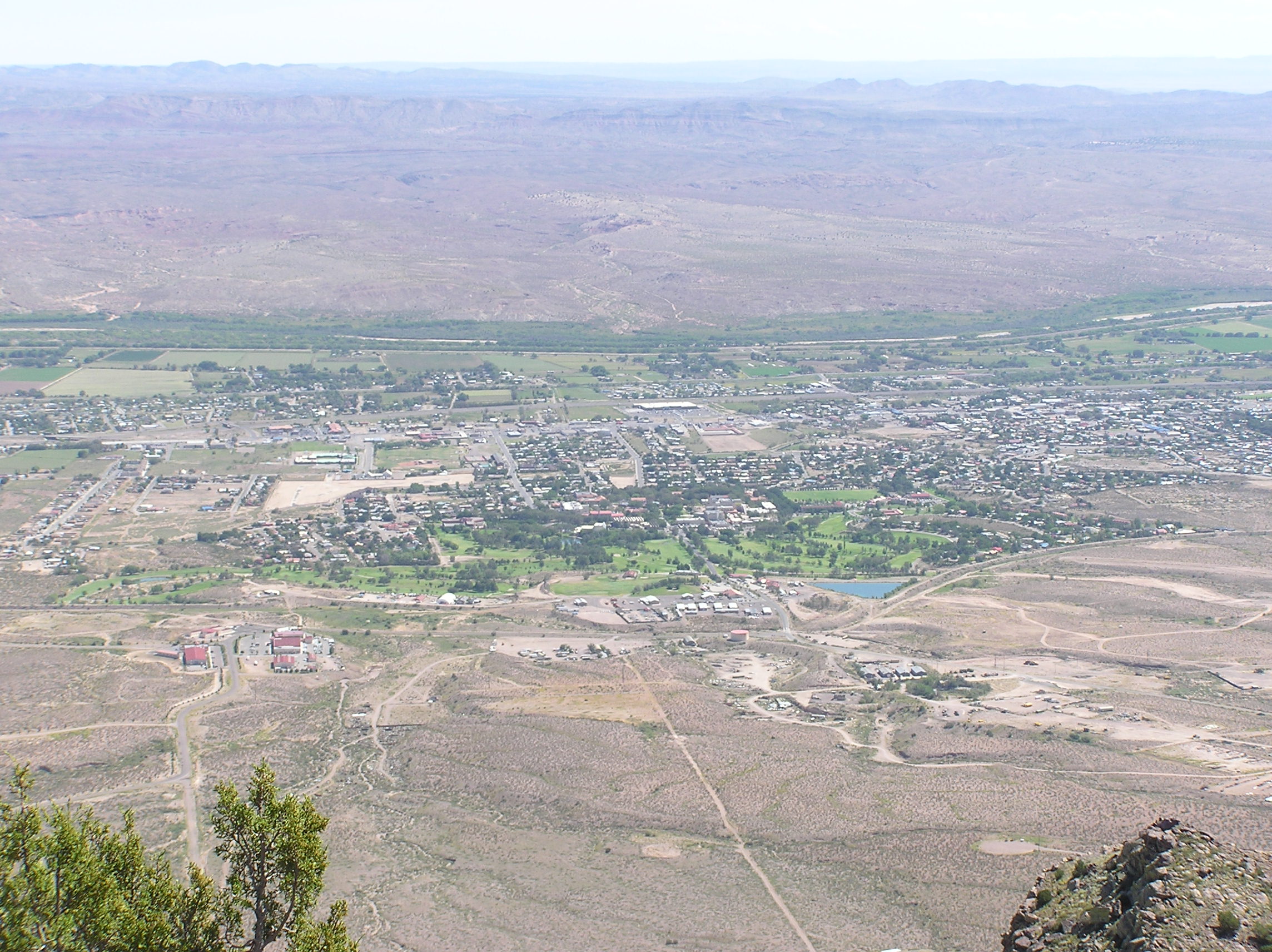 The view from the top of M Mountain