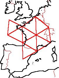 Cyberpapacy map using KJ coordinates