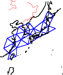 Nippon Tech (Japan) map using IU coordinates
