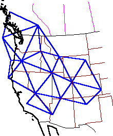 Western Living Land map using IU coordinates